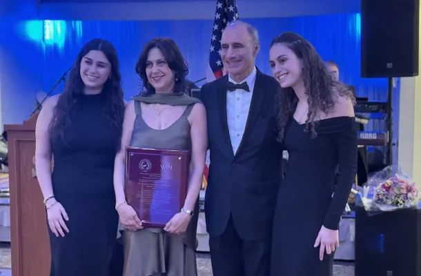 Dr. Lorraine Chrisomalis-Valasiadis and her family